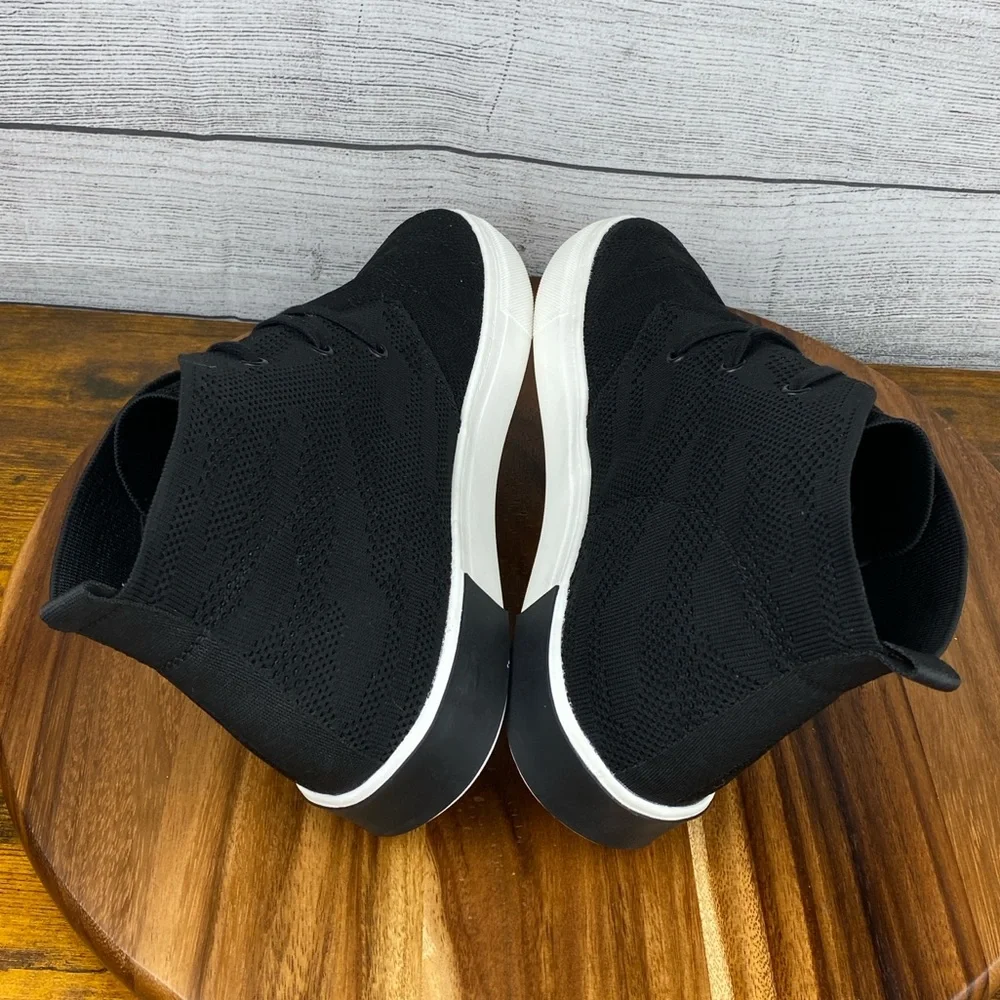 Strauss + Ramm The Chukka Sneaker Black Knit Boot Men’s Shoe Size 11